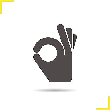 Ok Hand Sign Logo Gesture Yes Graphic Vector Gesture Yes Graphic Png