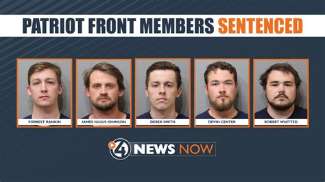 Patriot Front Members Sentenced To 5 Days In Jail Banned From Coeur D