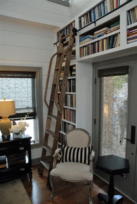 Rolling Library Ladder Maple Ladder Kit With Black Hardware And 12 Track The Barn Doo