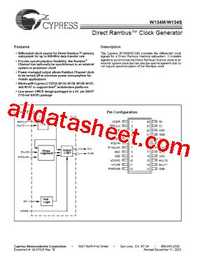 W Ssqct Datasheet Pdf Cypress Semiconductor