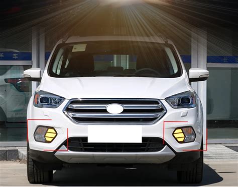 Car Flashing Pair Drl For Ford Kuga Escape Led Daytime