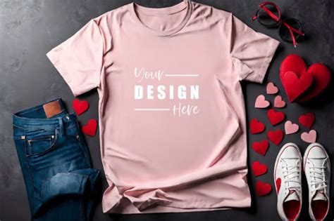 73 Valentines Day T Shirt Mockup Template Designs And Graphics