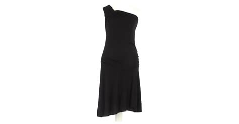 Maje Robe Viscose Noir Ref 364800 Joli Closet