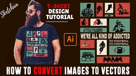 How To Convert Images To Vectors Advanced Adobe Illustrator Tutorial