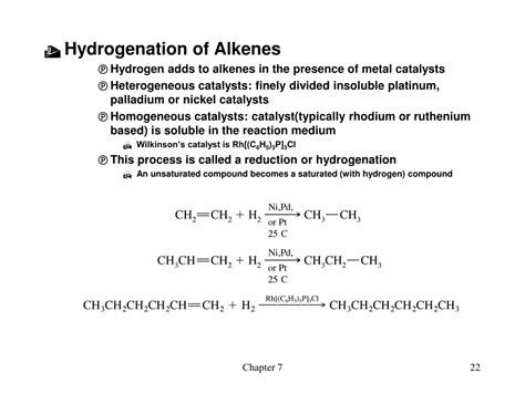 Ppt Chapter 7 Alkenes And Alkynes I Properties And Synthesis