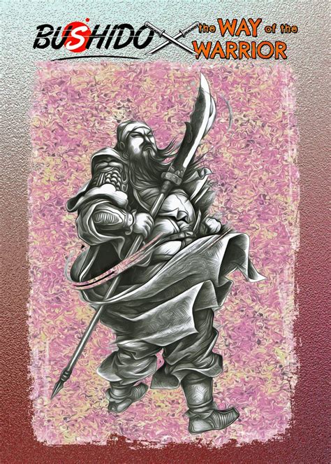 Samurai Ninja Warrior Poster Picture Metal Print Paint By John