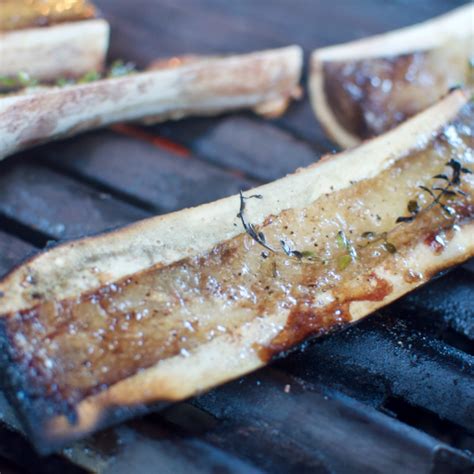 Roasted Bone Marrow Strip Steaks Grillinfools