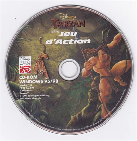 Disneys Tarzan Cover Or Packaging Material Mobygames