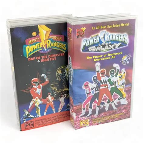 POWER RANGERS MIGHTY Morphin VHS Tape Teamwork Volume 1 Etc Bundle