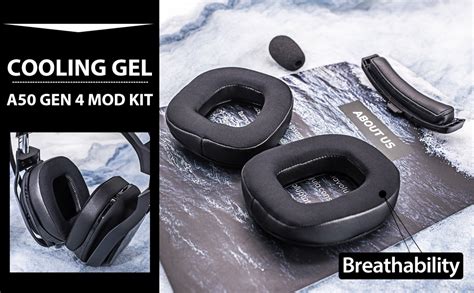 A50 Mod Kit Gen 4 almohadillas para orejas de gel de refrigeración