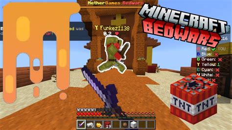 I Tried Tnt Clutch In Nethergames Bedwars But Minecraft Bedwars