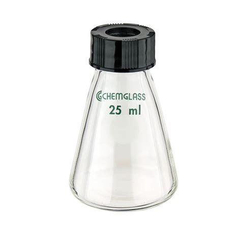 Erlenmeyer Flask With Screw Cap 스크류캡 삼각 플라스크 캐시바이