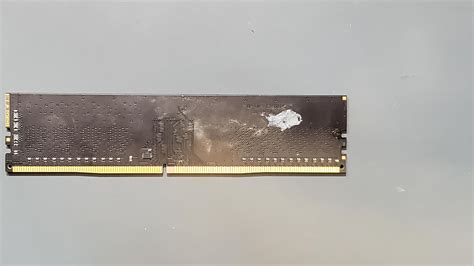 Lost A Capacitor On My Stick Of Ddr4 Ram Whats Your Best Guess At The