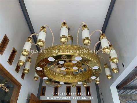 Lampu Gantung Masjid Replika Lampu Nabawi Kuningan Pengrajin