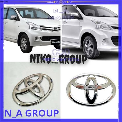 Jual Emblem Logo Depan Toyota All New Avanza Veloz Shopee Indonesia