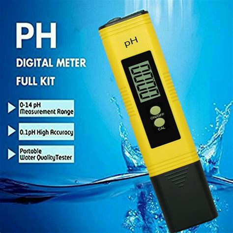 Electric Digital Ph Meter Tester Pocket Water Hydroponics Pen Aquarium