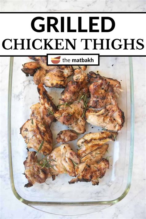 Grilled Boneless Skinless Chicken Thighs Recipe Boneless Chicken