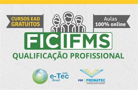 Ifms Divulga 1ª Chamada Para Cursos De Qualificação Profissional A Distância Agorams O