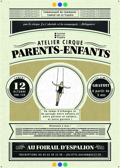 Atelier Cirque Parents Enfants Villecomtal En Aveyron