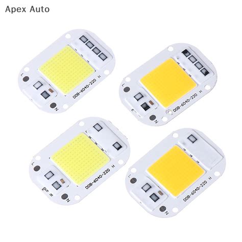 【apex Auto】ชิปหลอดไฟ Led 20w 30w 50w Ac 220v Cob Diy Shopee Thailand