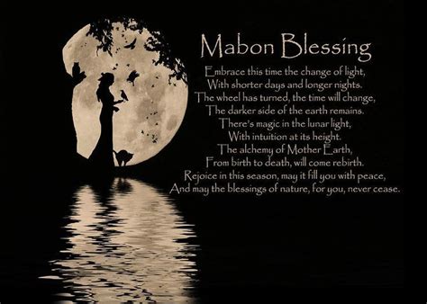 Mabon Blessing Mabon Equinox Blessed