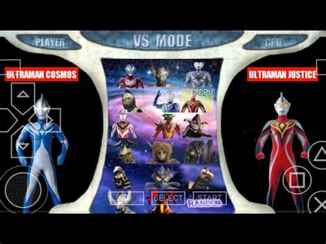 Ultraman Cosmos Vs Ultraman Justice Mod Texture Ultraman Fighting