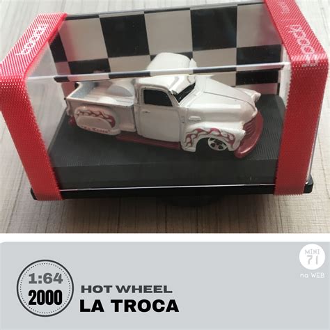 Hot Wheels La Troca Branco Original Escala Mini Na Web