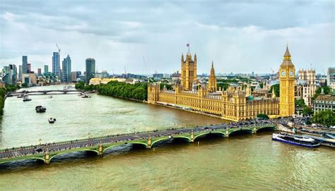 Vue A Rienne Du Palais De Westminster Du Pont De Westminster De Big