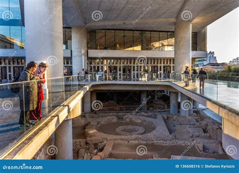 Atenas Grecia De Enero De Entrada Del Museo De La Acr Polis