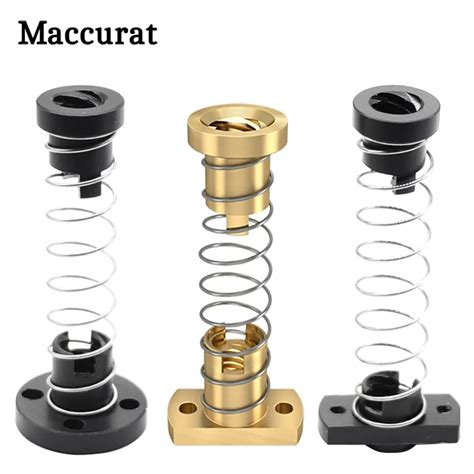 Anti Backlash Spring Nut T Brass Pom Nut Usado Para Atualizar Ender