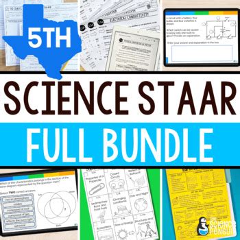 5th Grade Science STAAR Review Bundle By The Science Penguin TpT