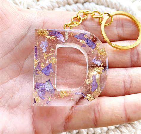 Resin Epoxy Resin Keychain Keychain | Etsy