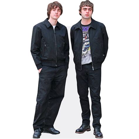 Gene Gallagher And Lennon Gallagher Duo 1 Mini Celebrity Cutout