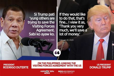 ABS CBN News On Twitter Para Kay Donald Trump Walang Problema Kung