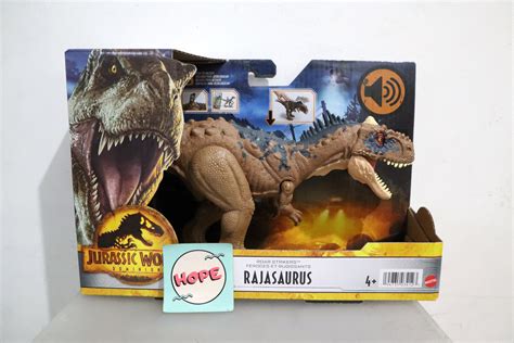 Jurassic World Dominion Rajasaurus Roar Strikers Original Mattel