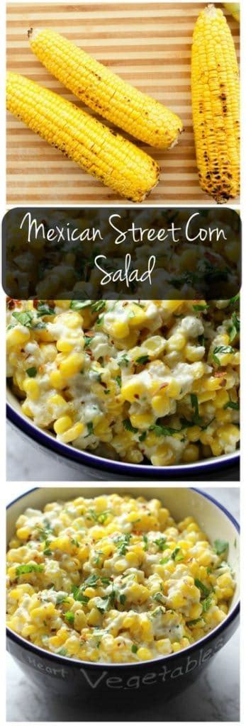 Spicy Mexican Street Corn Salad I Heart Vegetables