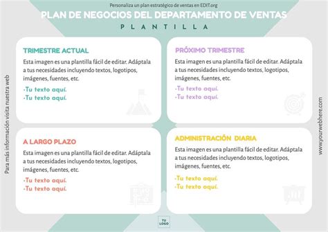 Crea Un Plan De Ventas Con Plantillas Y Ejemplos Editables Gratis