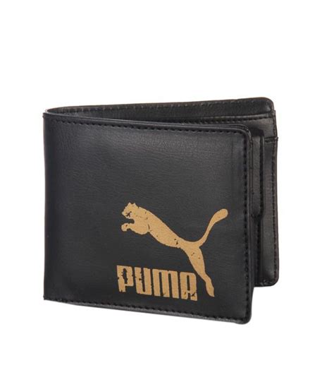 Puma Black Leather Wallet: Buy Online at Low Price in India - Snapdeal