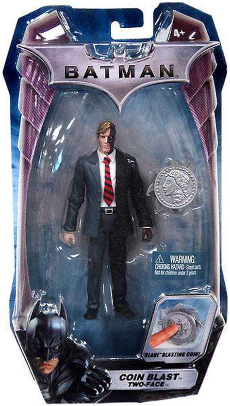 Batman The Dark Knight Two Face 5 Action Figure Coin Blast Mattel Toys