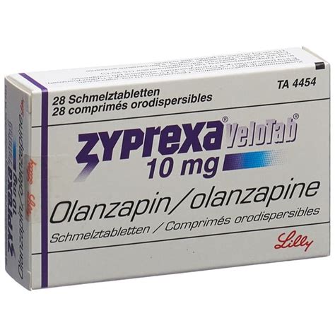 ZYPREXA Velotab Schmelztabl 10 Mg Blist 28 Stk Online Bestellen