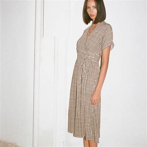 Urban Outfitters Dresses Uo Gabrielle Woven Midi Wrap Dress Poshmark