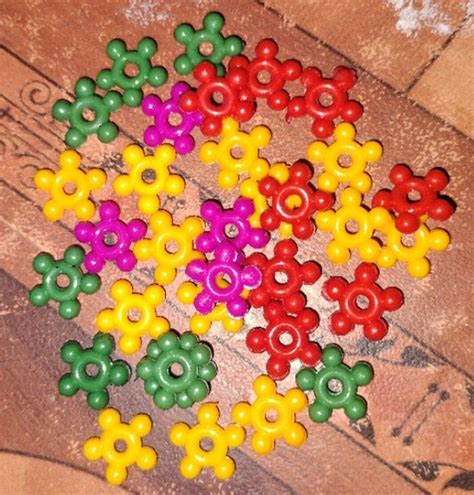 Multicolor Round Star Plastic Beads Size 12mmdaimeter At Rs 220