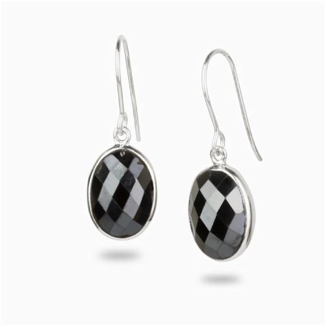 Hematite Drop Earrings Made In Earth Australia Made In Earth Australia