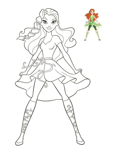 Dibujos De Dc Super Hero Girls Para Colorear Wonder Day Dibujos