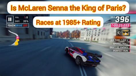 Asphalt Is Mclaren Senna One Of The Kings Of Paris Tracks