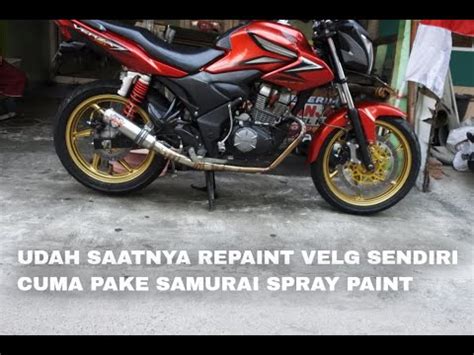 REPAINT VELG VERZA SPARKLING GOLD SAMURAI PAINT WARNA MIRIP RCB