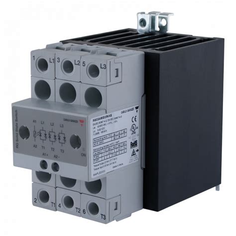 RGC3A60A25KKE CARLO GAVAZZI 3P Ssc Ac In Zc 600V 3X25A 120