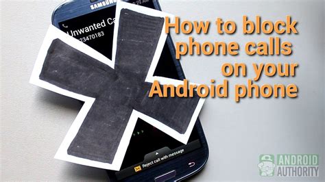 How To Block Phone Calls On Your Android Phone YouTube