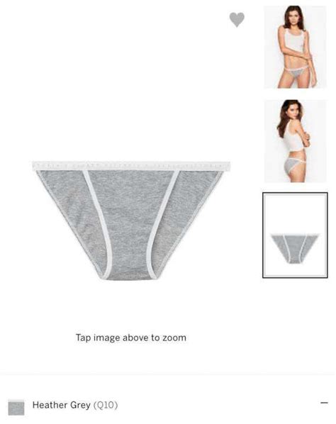 Victoria S Secret Stretch Cotton String Bikini Panty Lazada Ph