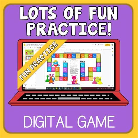 Decimals & Fractions - Digital Board Game Relating Fractions to ...